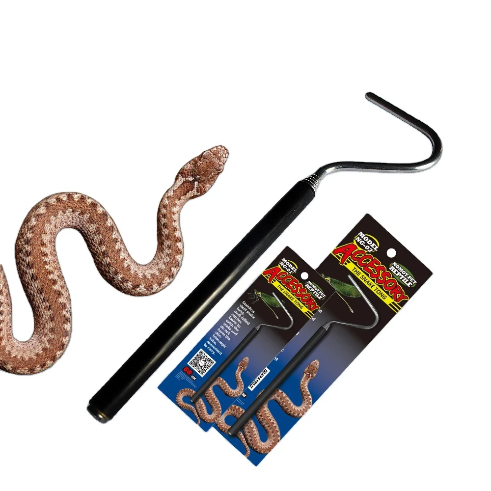 Factory Wholesale Stainless Steel Snake Hook Easy Catching Handle Snake Hook