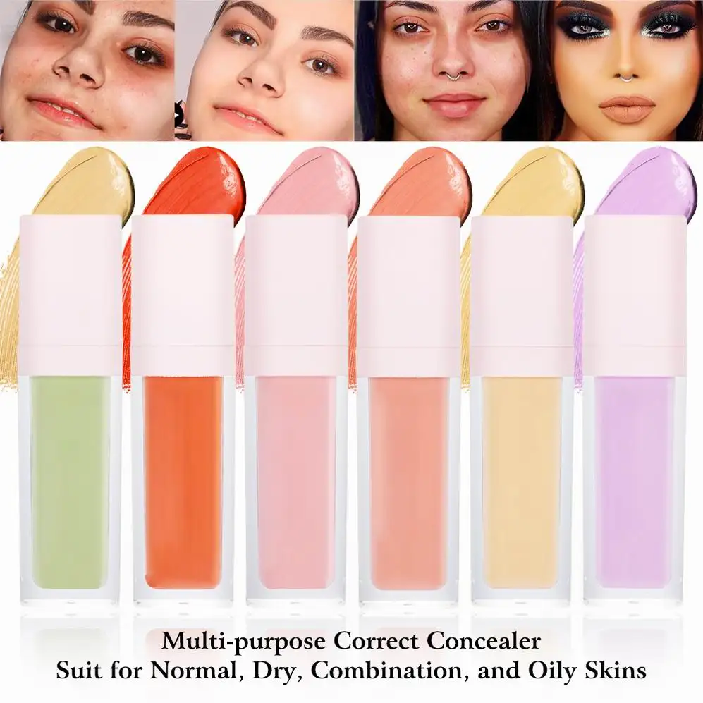 High Quality Make Up Oil Free Soft Matte Cream Vegan Foundation Liquid Concealer Full Coverage Makeup Liquid Concealer