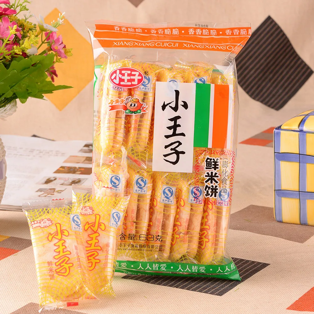 Strip Sweet & Salty Rice Cracker Breakfast Puffed Baked Biscuits Best Price