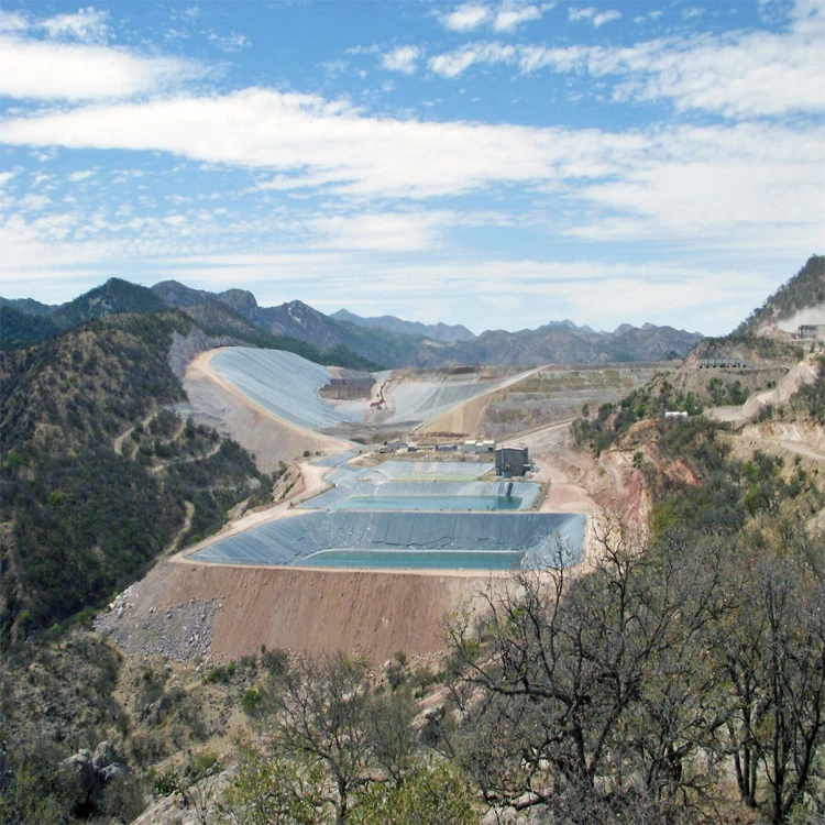 Waterproof Hdpe geomembrane Liner Heap leaching Gold Or Copper Heap Leaching Hdpe Sheeting