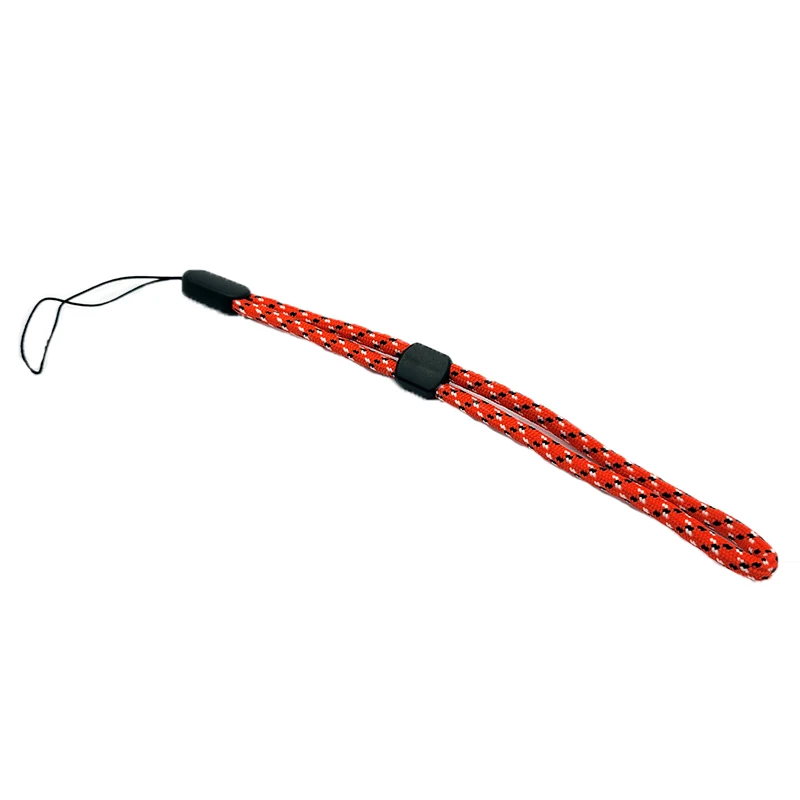 Manufacture Mix-color Adjustable Nylon Rope Strap For USB Short Mobile Phone Call Wrist Lanyard