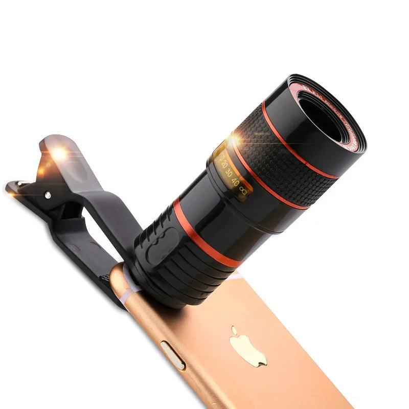 
2020 New Smart Phones Telephoto Lens Zoom Phone Lens 8X Zoom Lens for Mobile Phone iPhone Huawei Android Smartphones 