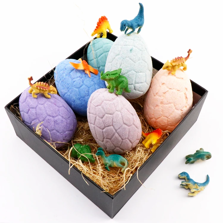 
Private Label Bubble Natural Organic Fizzies Dinosaur Bath Bombs For Packaging Gift Set Box 