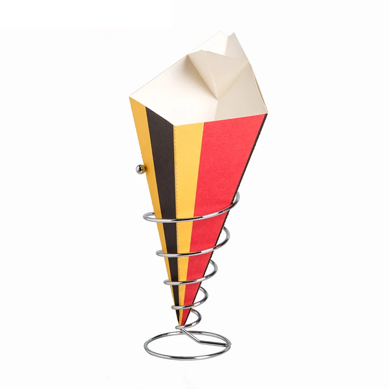 paper cone package or bag for french fries and chips