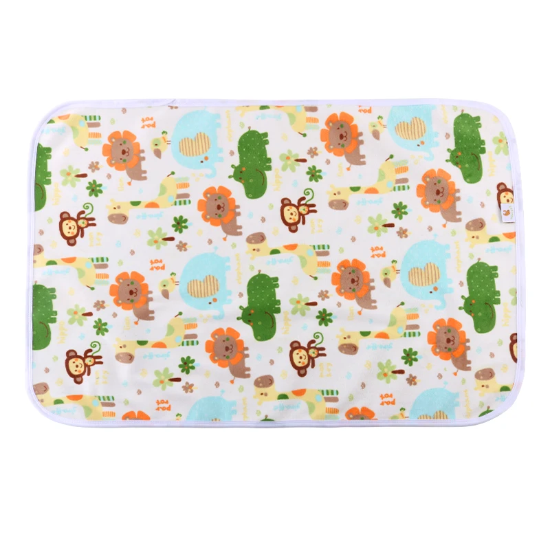 EASYMOM Factory Waterproof TPU Minky Suede Cloth Baby Diaper Changing Mat For Kids Portable Baby Diaper Changing Pad