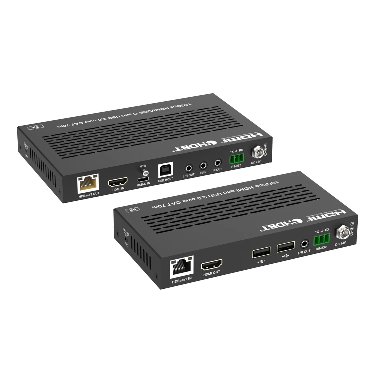 18Gbps HDMI/USB-C over HDBaseT 3.0 Extender