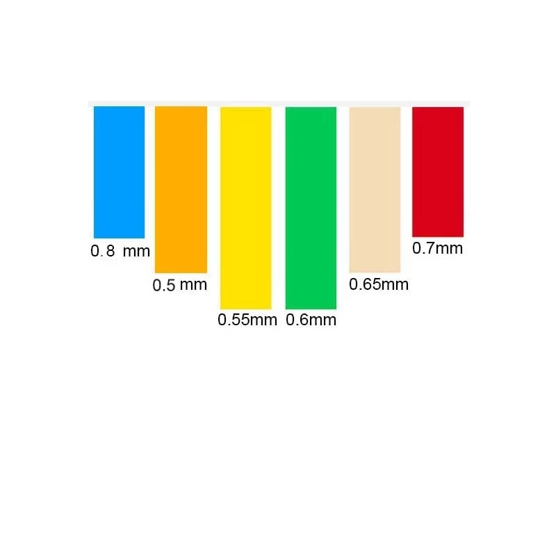 Slingshot Hunting Flat Rubber Band Thickness 0.5-0.8mm sling shot Natural Latex Flat Elastic Resilient for Shooting