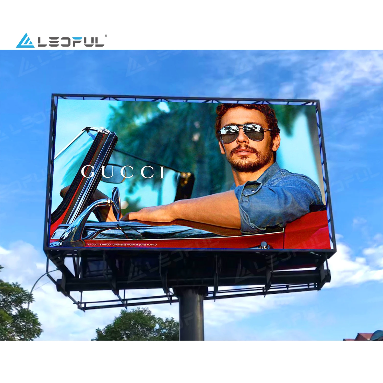 3-5 Years Warranty Outdoor  P10 Flexible Waterproof Advertising LED Ice Hockey Display Cabinet Screen Price