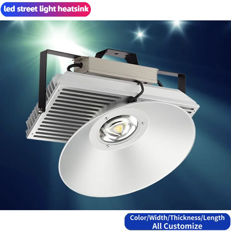 standard cnc milling extruded heat sink profile cooling extrusion aluminum 30w 50w 60w 100w 500w led chip heatsink