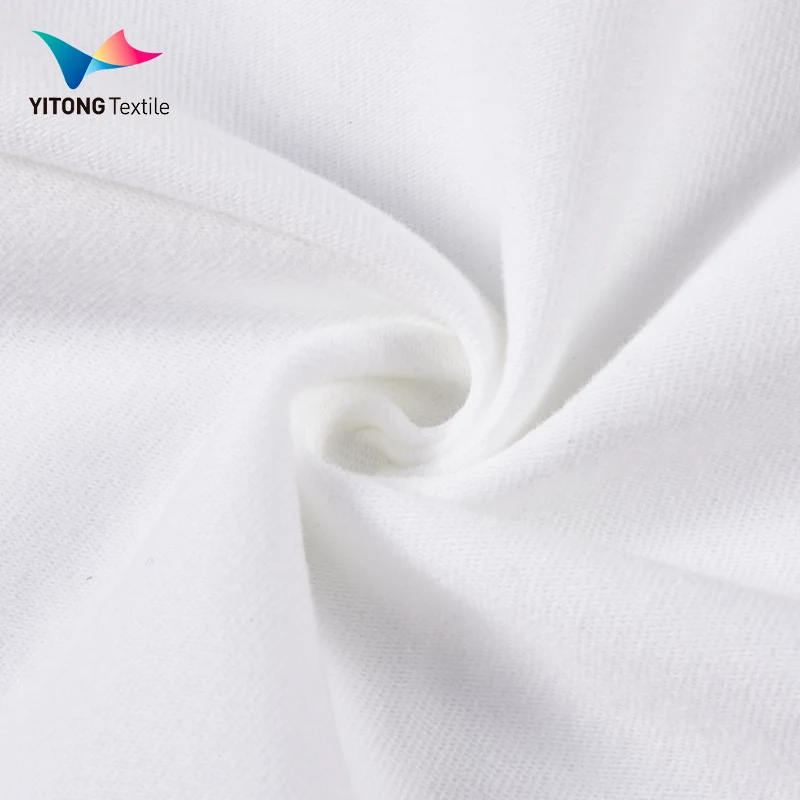 Factory Supplier 180 gsm Jacquard double-sided twill Fabric 100% Cotton Fabric for t-shirt