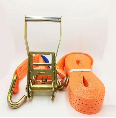 China Factory heavy cargo belt wholesale Ratchet tie down or Straps length customized 3m- 12M