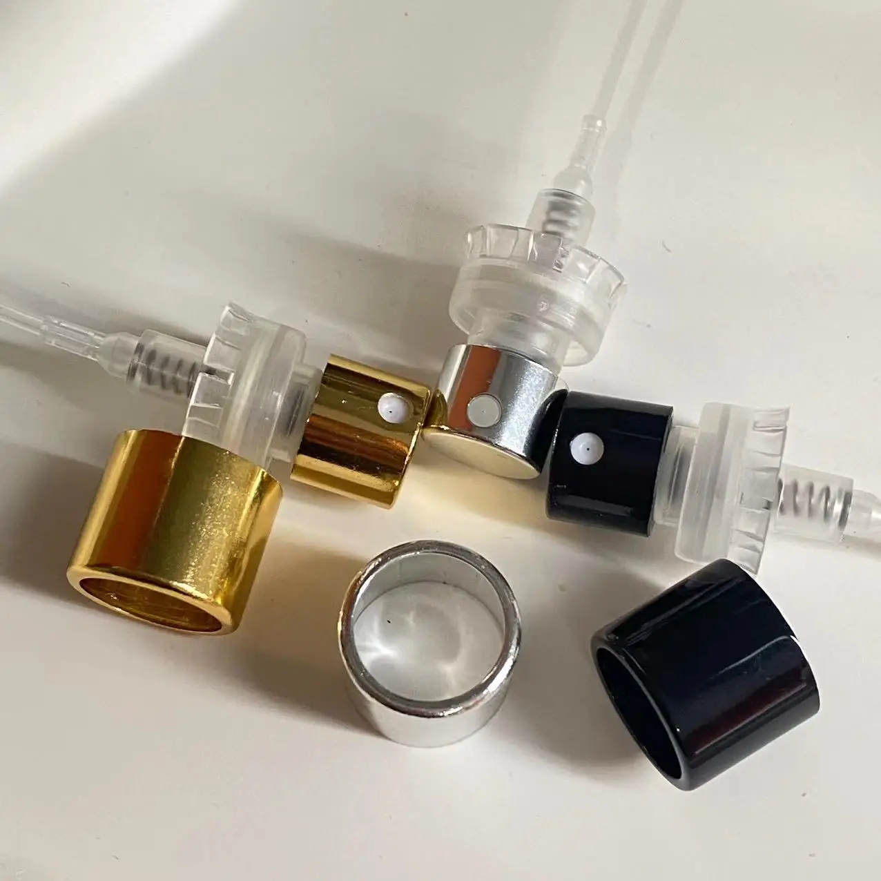 0.12-0.15cc Aluminum Atomizer Perfume Spray FEA 15 fine Mist Spray Bottle Perfume sprayer pump