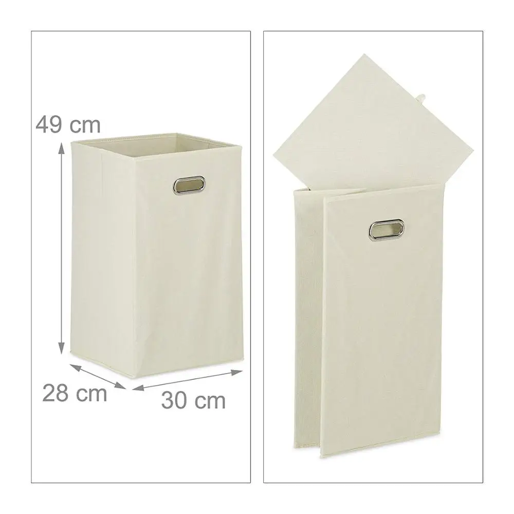 Home Bathroom foldable bamboo bathroom Wooden Rackunique laundry basket