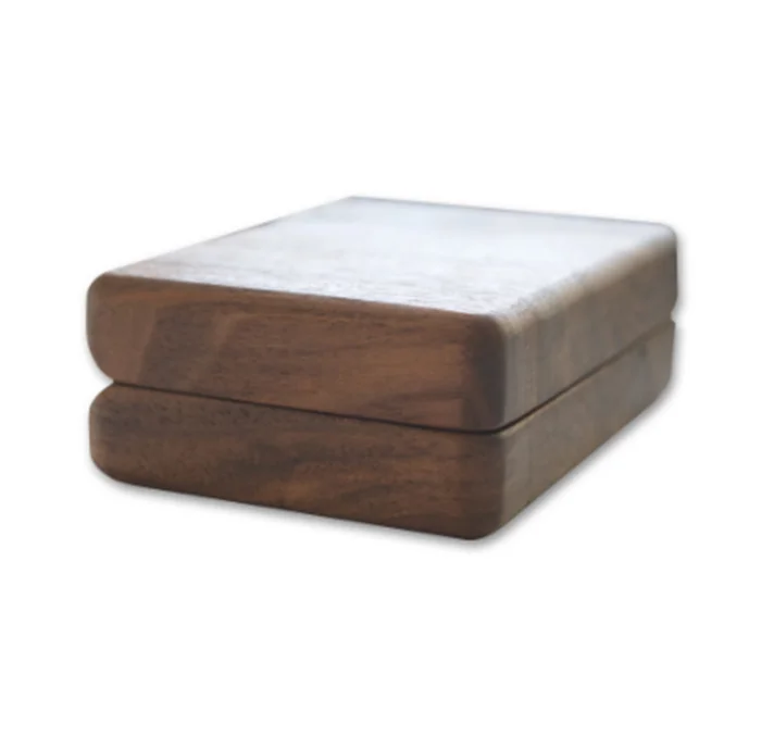Luxury walnut wooden gift box of usb flash drive