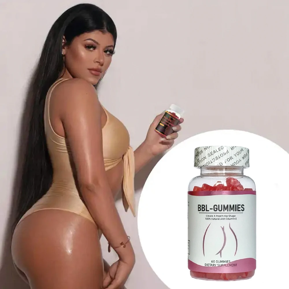 Organic Beauty Butt Hip Booster Gummy BBL Butt Enhancement Gummies Firms Private Label Hip Enlargement Butt Lifter BBL Gummies
