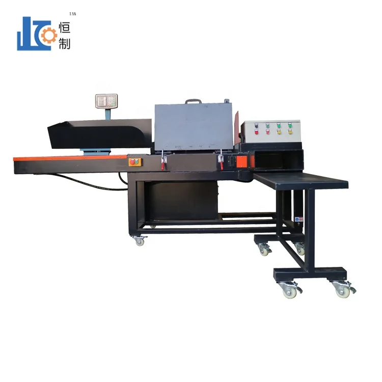Horizontal constant-weight wiping rags compress machine bagging machine