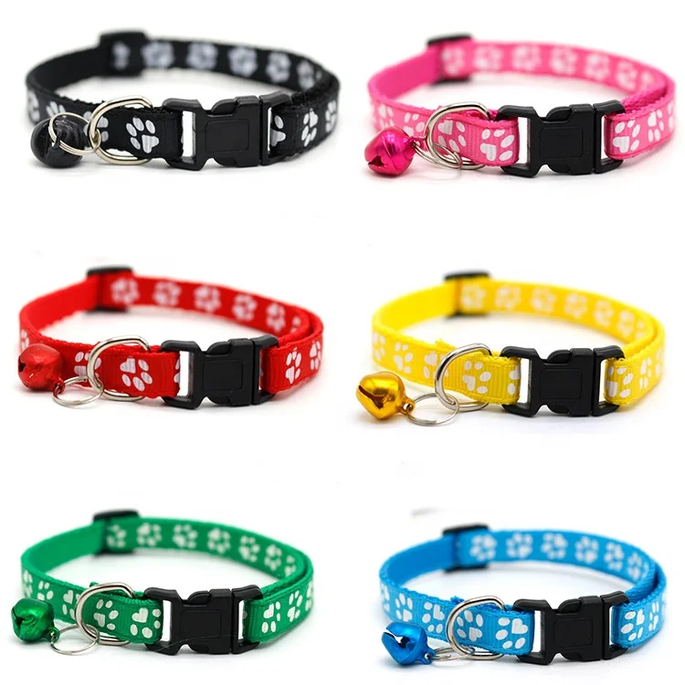 2020 Custom Luxury Personalized Adjustable Nylon Printed Training  Pet Cat Dog Collars