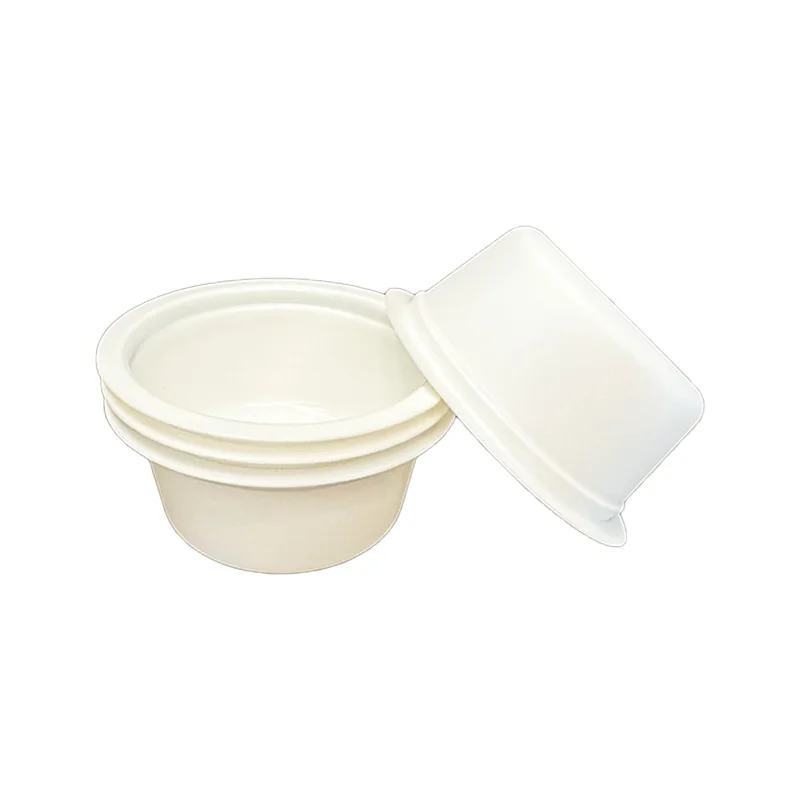 Disposable High-temp Resistance Round bowl box Ovenable Airline Food Packaging CPET Tray 1Compartment Natural Food Tray