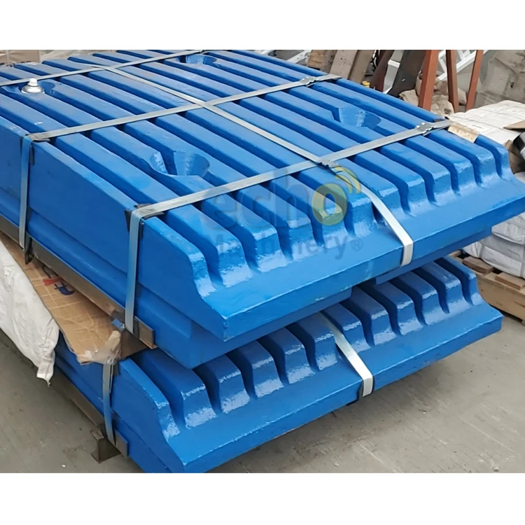 High manganese C12 QJ341 swing and fixed jaw plate for mining,recycling field