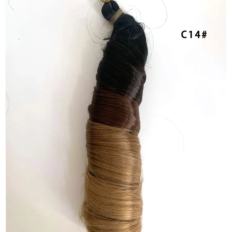 24 дюйма 150 г спиральные шелковистые локоны