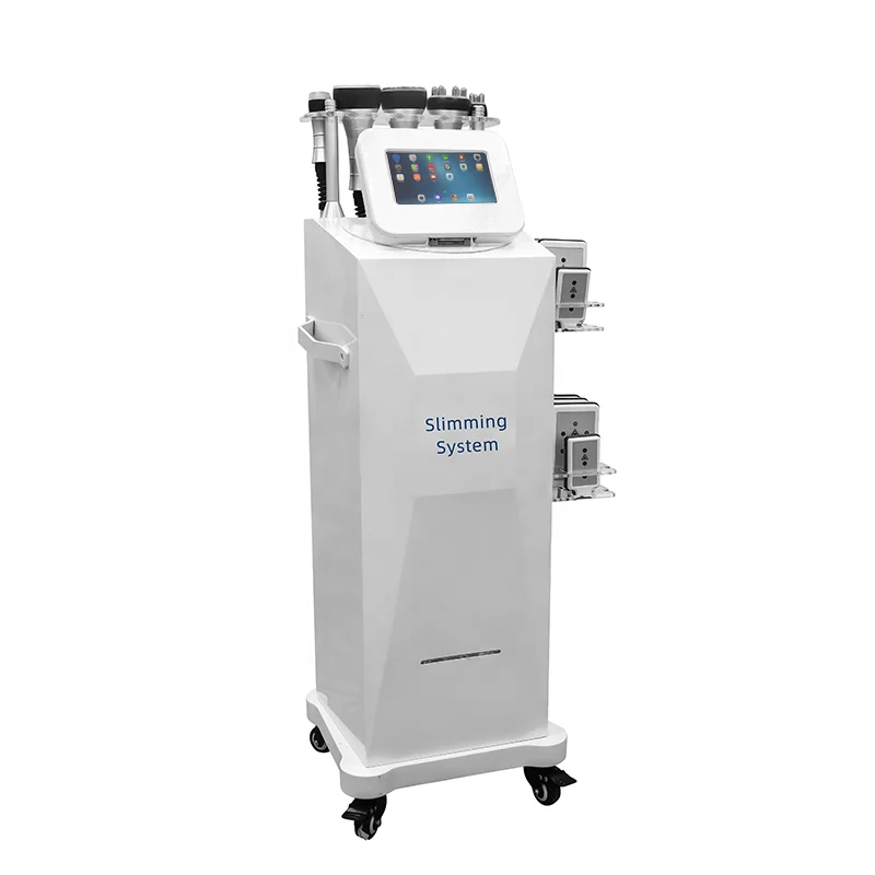 FRM 5d lipo pad laser 80k vacuum cavitation cellulite treatment vibrating body /face contouring massager slimming  machine