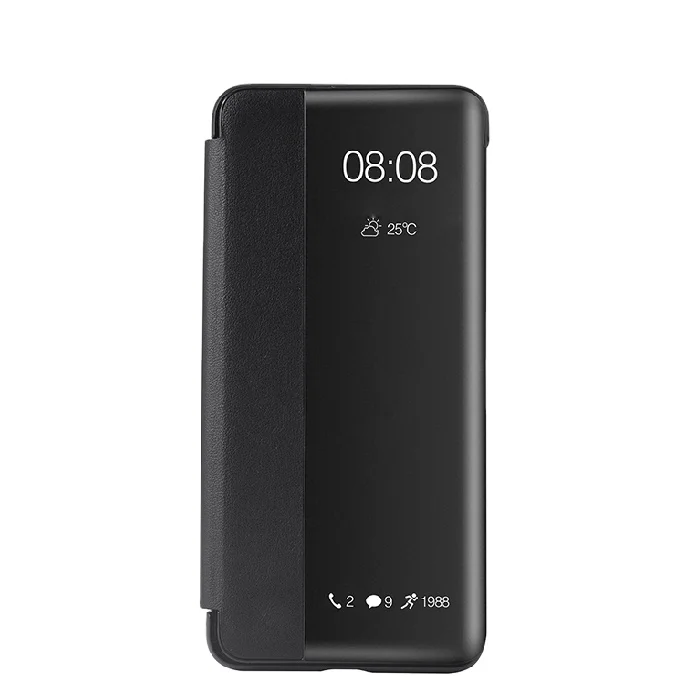 Smart View mobile Phone Case For Huawei P40 P20 P30 Mate 20 30 Pro Leather Flip Cover
