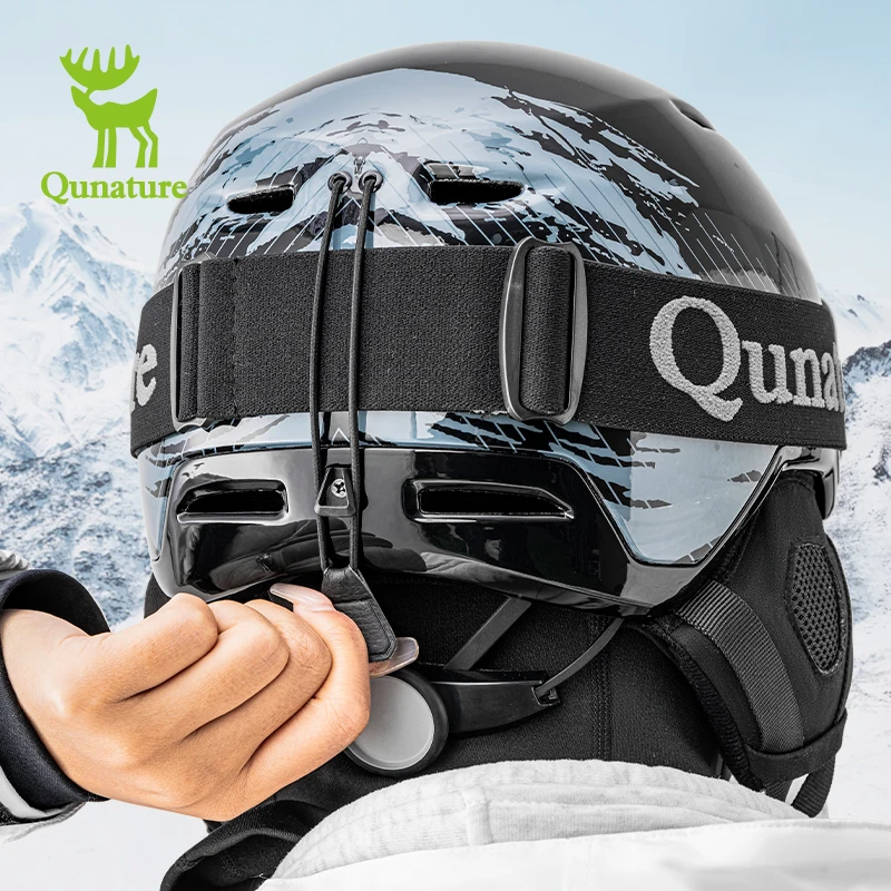 Qunature Hot Selling Custom Snowboard Snowing Helmet Breathable Adult Ski Helmet High Quality Skateboard Snow Ski Helmet
