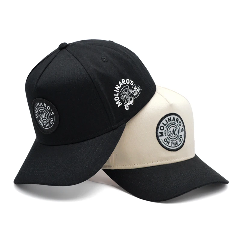Black Baseball Dad Cap Low Profile Organic Baseball Hat  Sport Custom Black Hat Baseball