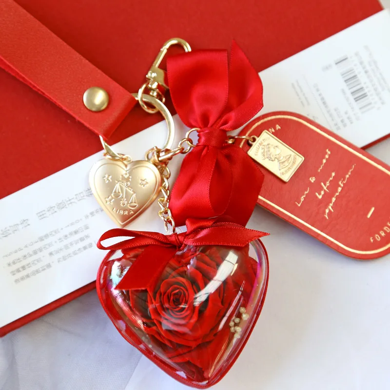 Модный прозрачный брелок с розовым кристаллом, металлический колокольчик, автомобильный брелок, подарок для девушки, женский брелок для сумки, брелок для ключей, подвеска для ключей, аксессуары