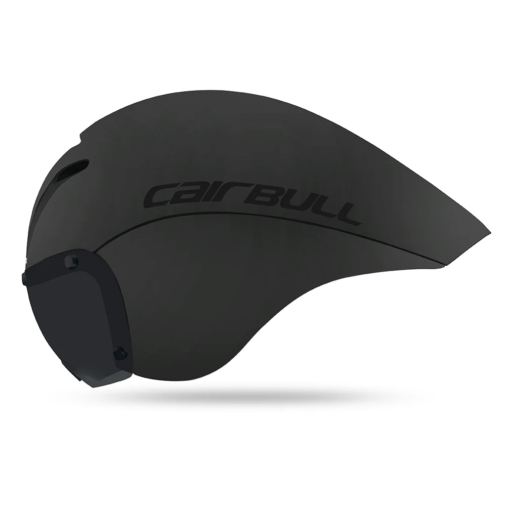 CAIRBULL VICTOR OEM ODM New Triathlon Aero TT Bike Helmet Bicycle Sport Crono Cycling helmet With Switchable Clear Lens
