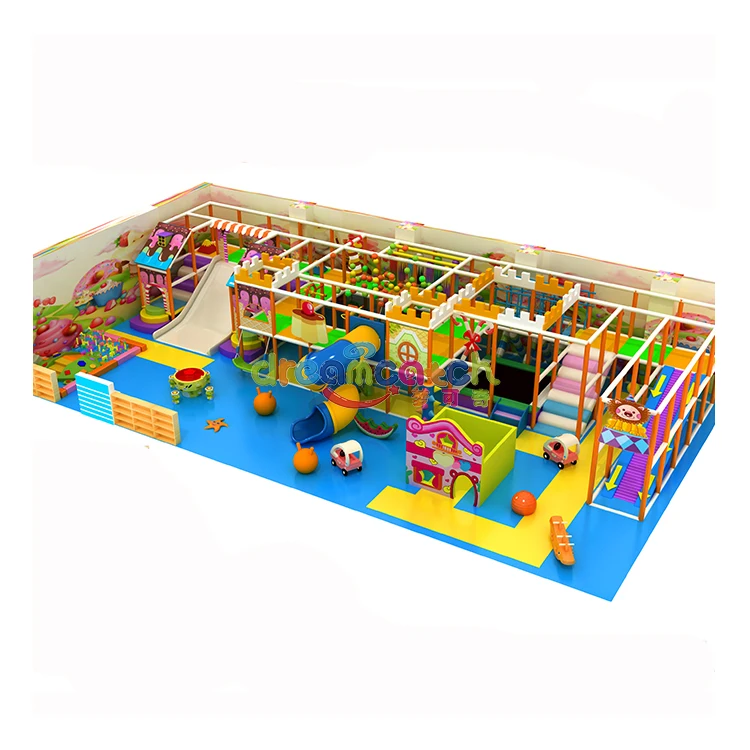customised candy theme mini toddler climbing indoor playground for kids