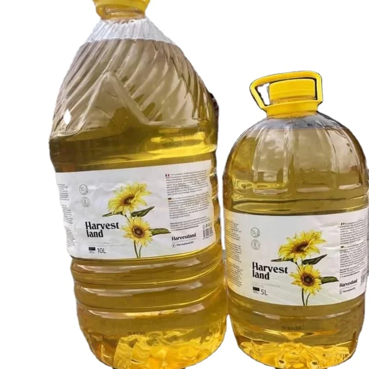Cooking Sunflower Oil Organic Cold Pressed Sunflower Oil 1L 5L Plastic Bottle