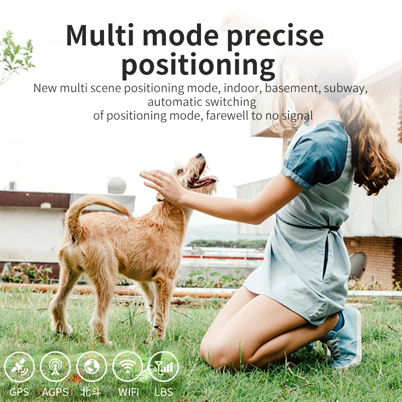 GPS pet locator WiFi positioning dog and cat positioning tracker intelligent travel anti-lost small and medium dog accessories