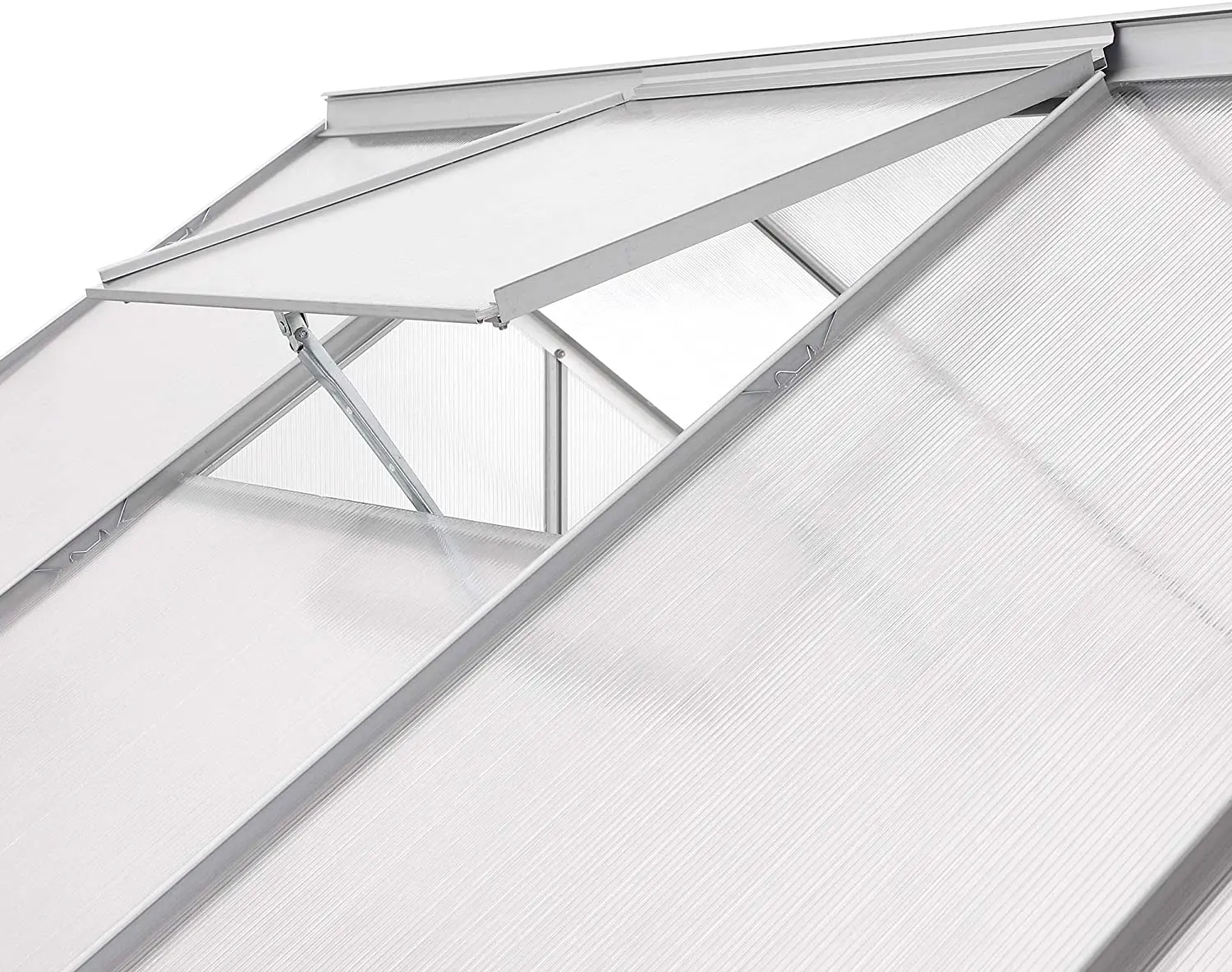 Aluminum Greenhouse Conservatory 4 Room Pc Sheet