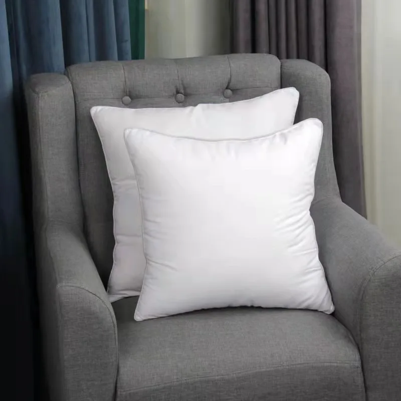 Hotel Cushion Cotton Filled Pillow Inner Bed Cushion Insert In Wholesale