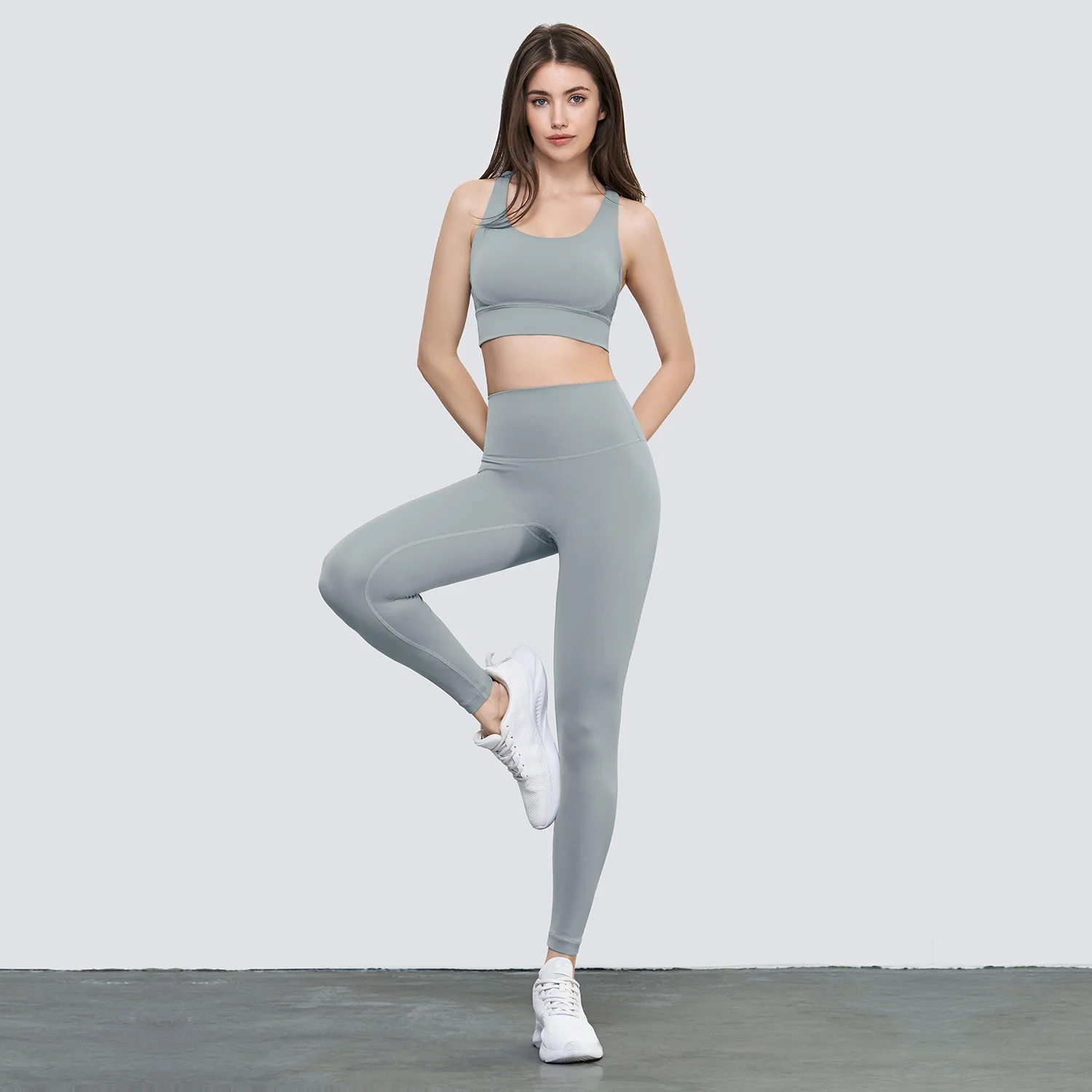 LOLOLULU Breathable Custom Logo Gym Yoga Leggings Sets Sports Bra Sets For Women