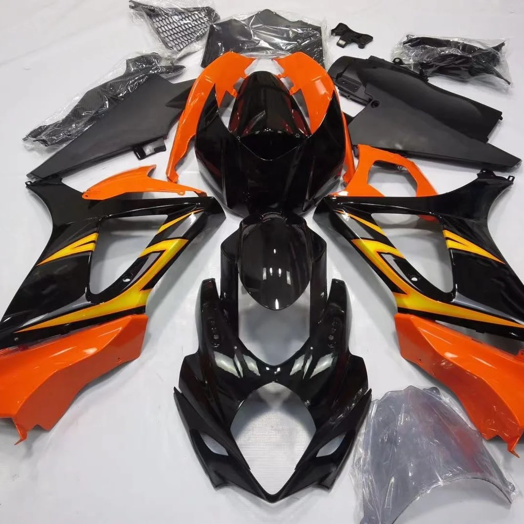 Комплекты мотоциклов WHSC Band, комплект обтекателей для SUZUKI K7 GSXR1000 2007-2008, Пластиковый обтекатель для мотоцикла, белый корпус