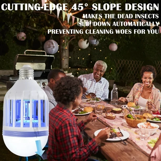 Electronic 2 in 1 Mosquito Killer Lamp Insect Fly Trap Bug Zapper 110V E27 Pest Attractant Trap Light Bulb