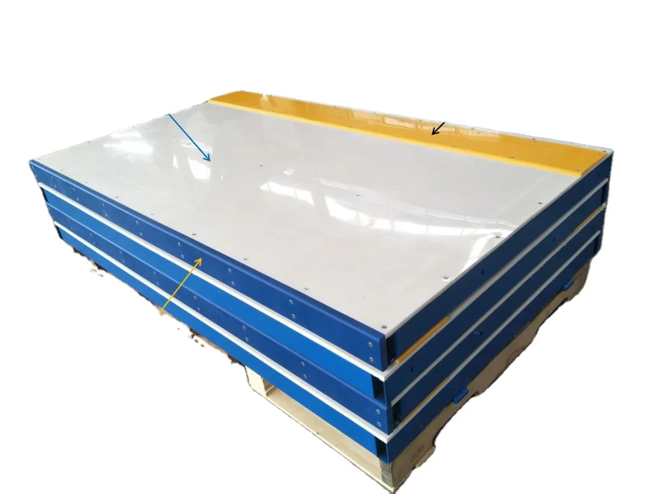 Hockey Rink Wall, Aluminium Frame Dasher Board System Ice Rink Fence SYNTHETIC Ice SKATE arena