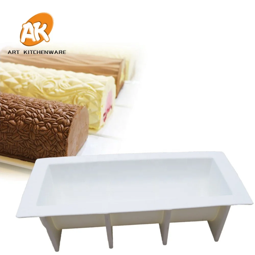 Форма для пищевых продуктов AK силиконовая форма мусса длинная глубокая выпечки различных дизайнов инструменты украшения