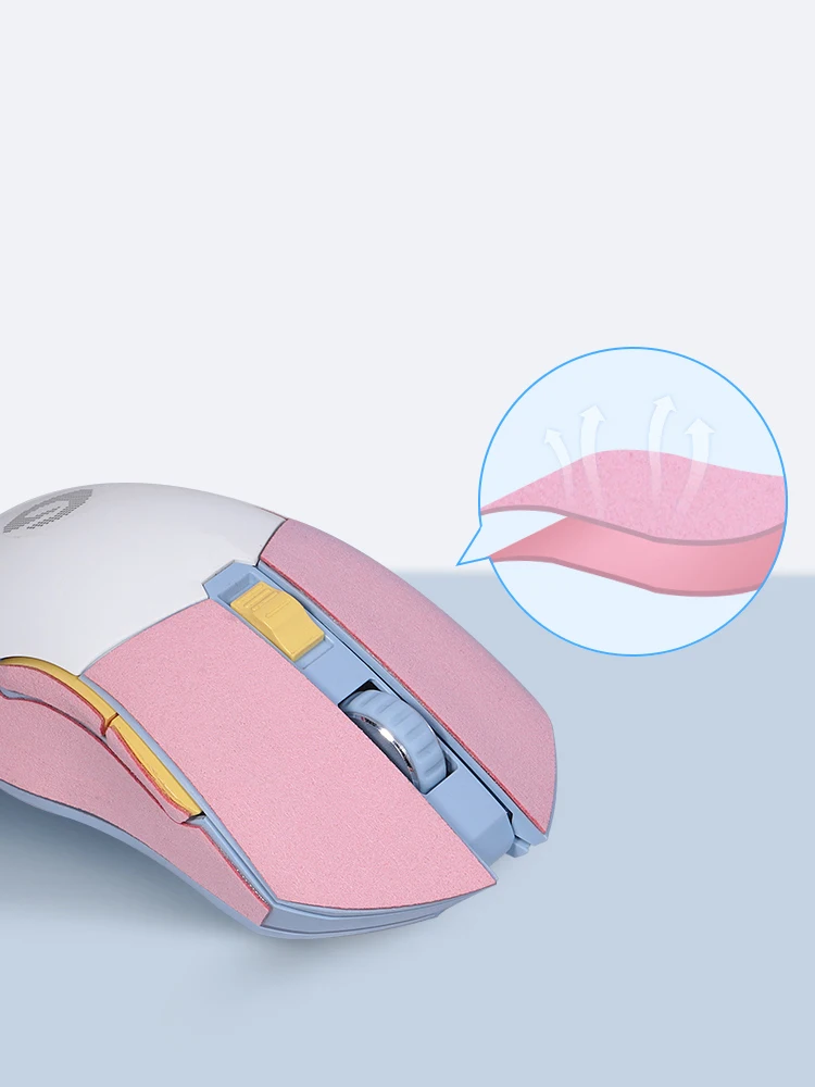 Anti-Slip Mouse sticker Suede Full / Half cover Mice Sticker For Dareu EM901 EM912 Gaming Mouse