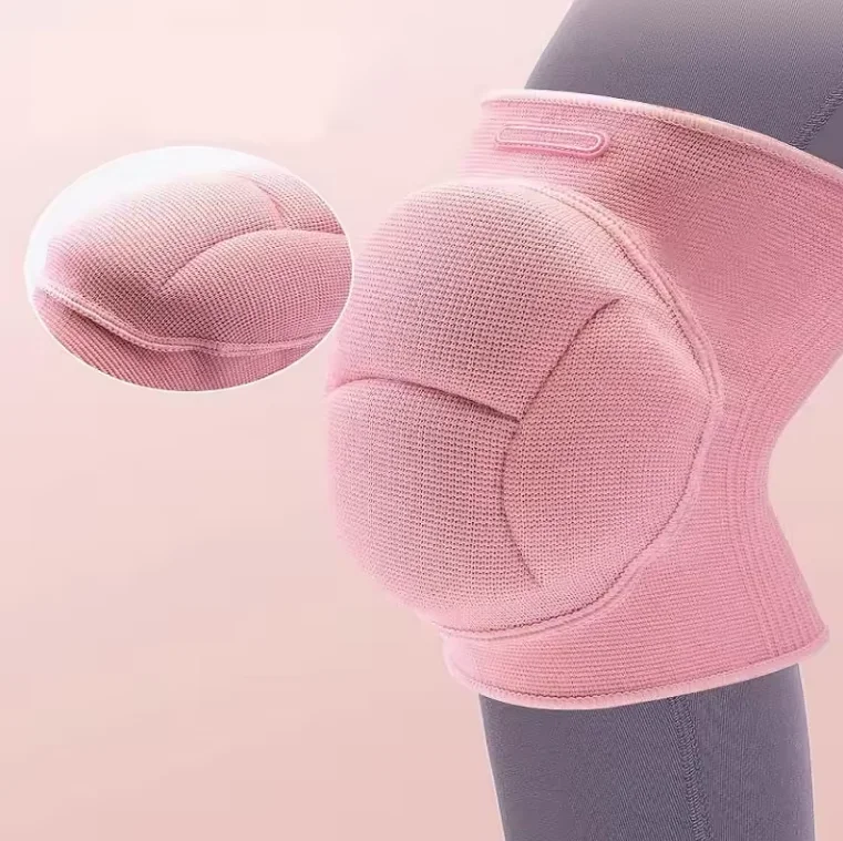Protective Knee Sleeve Thick Sponge Collision Avoidance Volleyball Knee Pads for Yoga Dance
