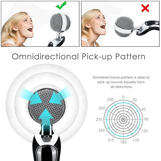 Oem Condenser Microphone Desktop Gaming Microphone Podcast Microphones