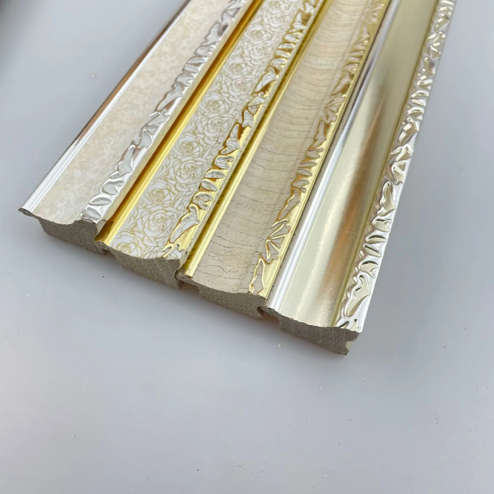 Hot Sell Wholesale New PS Polystyrene Decorative Ceiling Cornice Frame Crown Moulding ps photo picture frame moulding