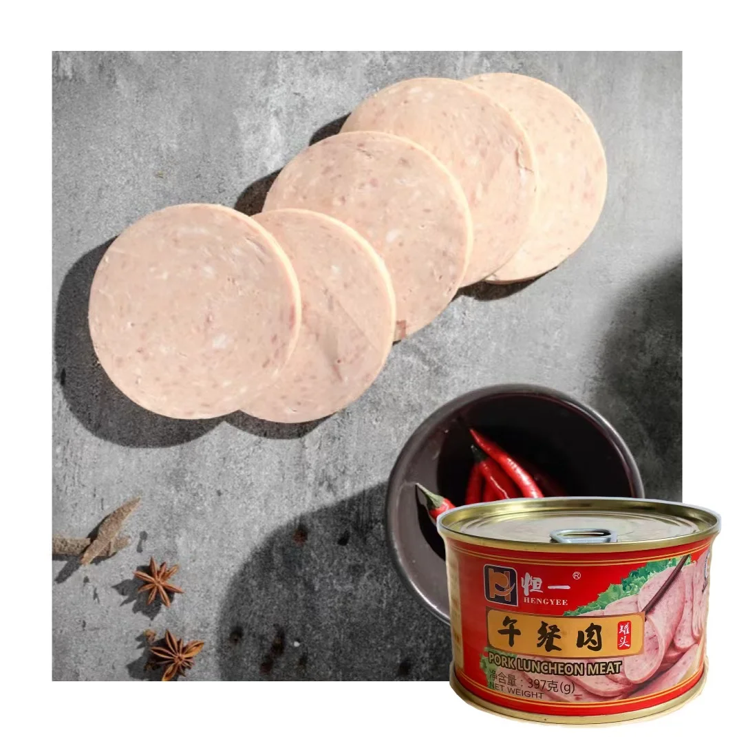 Sandwiches  cheap 397g can Luncheon Meat pork canned catering Family Party using