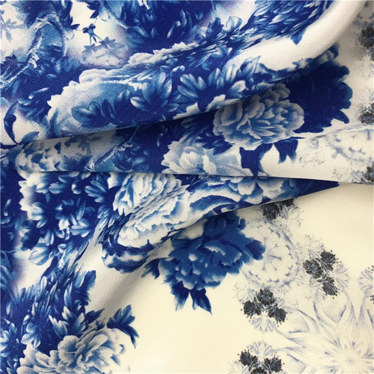 
The Price of Raw Silk Fabric Digital Printing Per Meter 