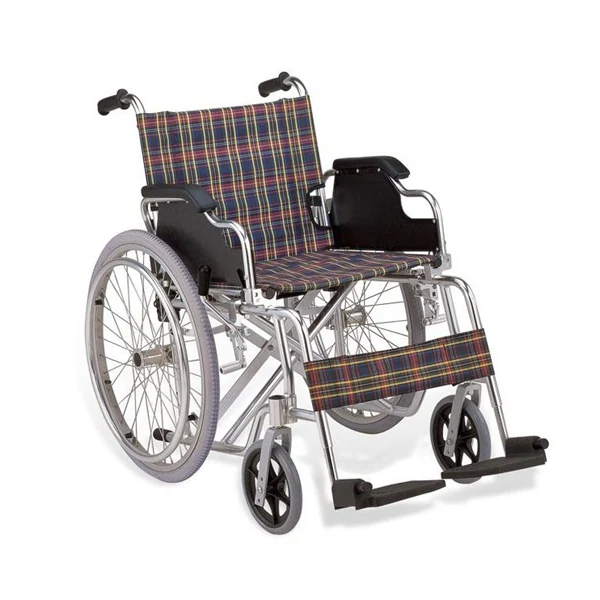 Heavy Duty Mobility Companion Aluminium Folding Wheelchair, Medical Home Care Manual Light Weight Transit Wheel Chair
