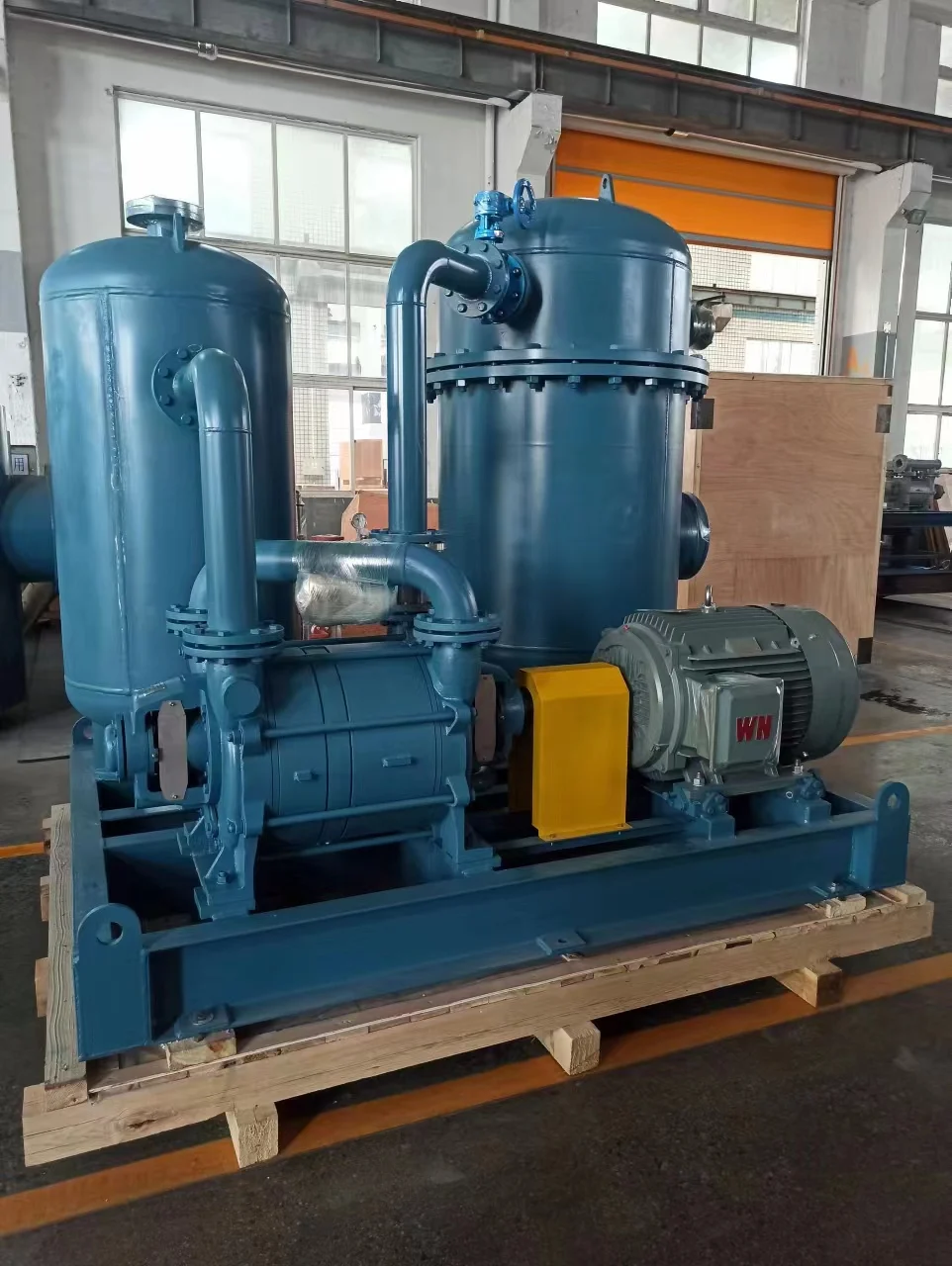 DLV180 ring vacuum pump liquid ring roots vacuum unit dual stage duplex stainless steel or titanium material water ring pump