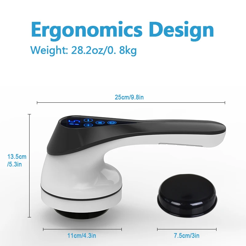 PL-665DC NEW Touch Screen Electric Vibration Body Massage Roller