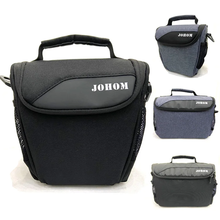 Original Black Polyester Leisurely sling crossbody travel outdoor video small camera shoulder bag